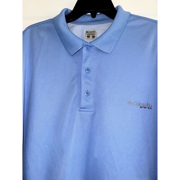 Columbia PFG Omni-Shade Polo Short Sleeve Vented in Back Men’s XXL - Picture 3 of 9